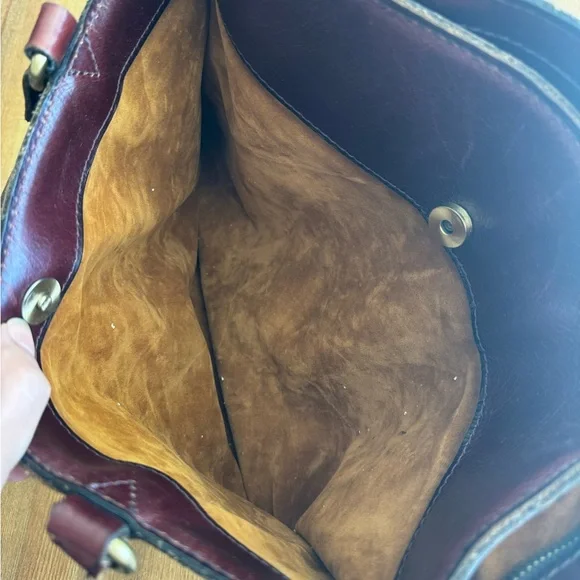 Patrica Nash Floral Leather Shoulder Bag